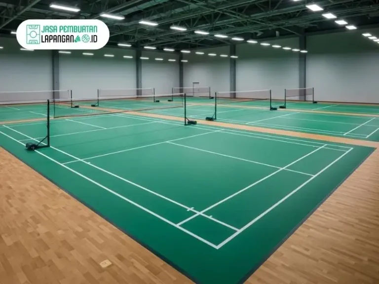 Jasa Kontraktor Lapangan Tenis Terpercaya di Indonesia 9 jasa bikin lapangan badminton