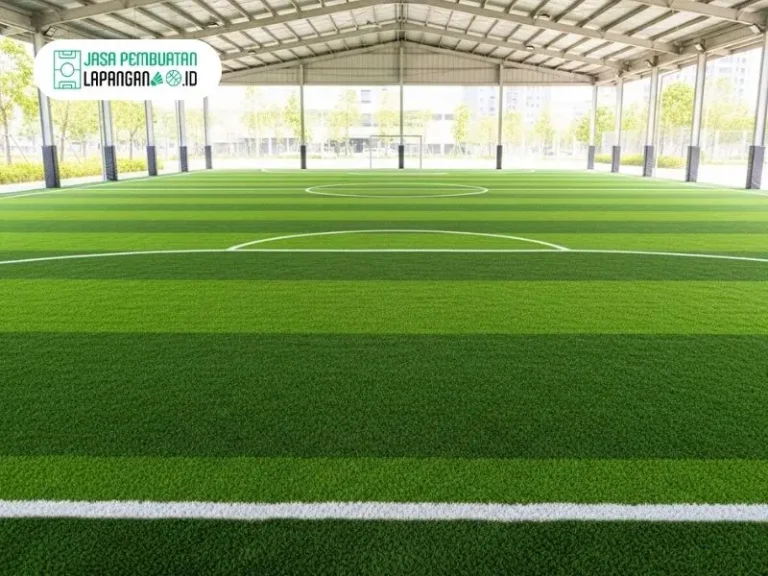 Jasa Kontraktor Lapangan Tenis Terpercaya di Indonesia 8 lapangan futsal rumput sintetis