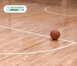 karpet vinyl lapangan basket
