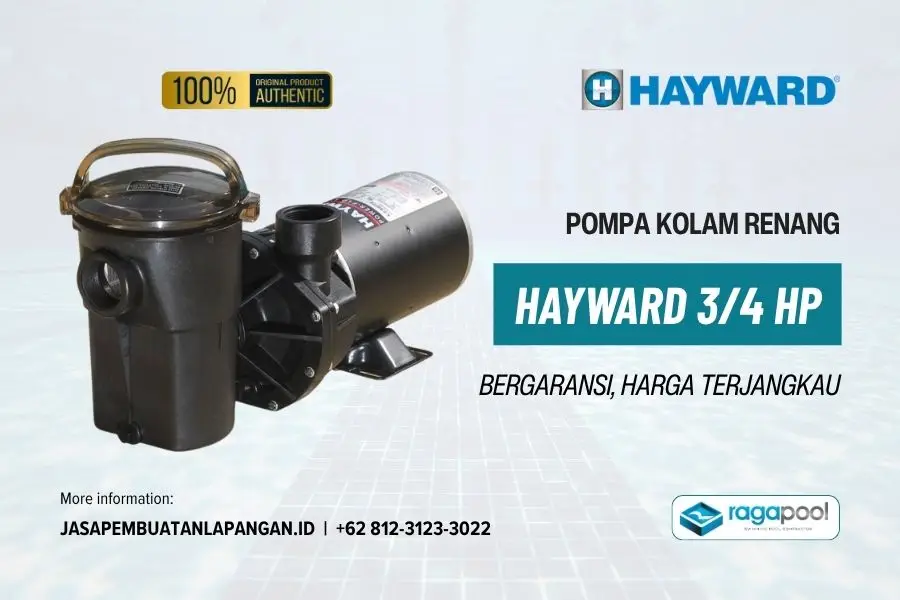 pompa kolam renang hayward 34 hp