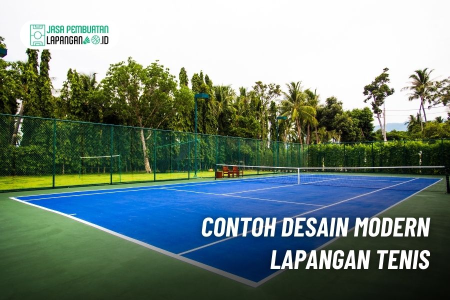 desain lapangan tenis