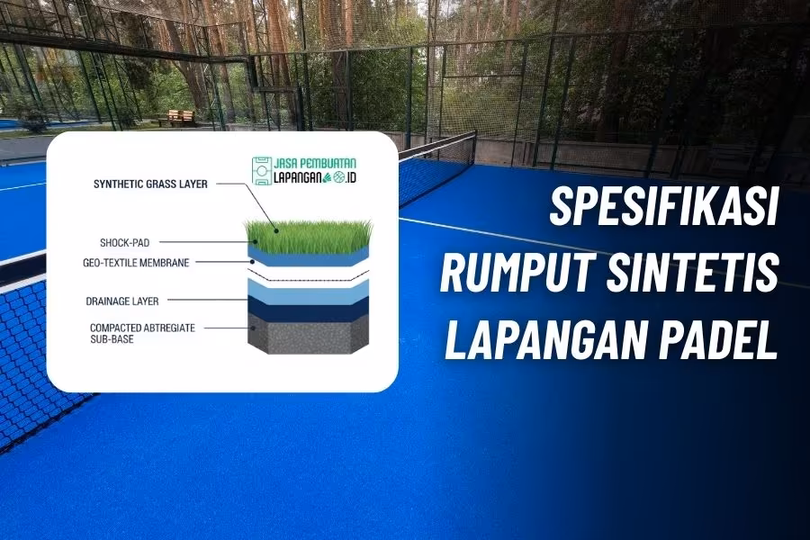 Rumput Lapangan Padel: Memilih Material Berkualitas untuk Investasi Anda 1 spesifikasi rumput sintetis lapangan padel