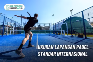 luas lapangan padel