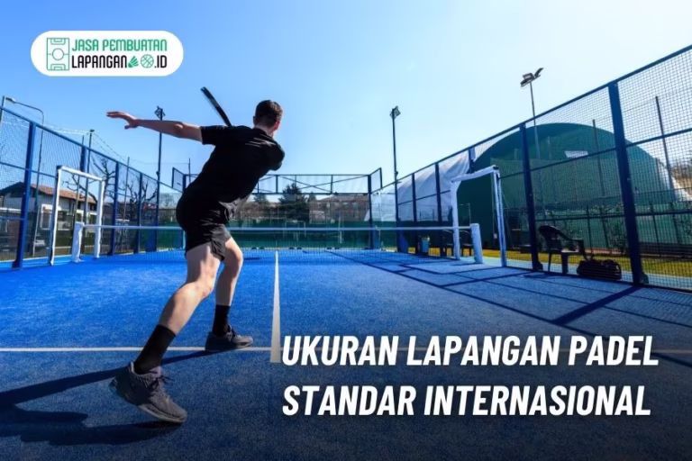 luas lapangan padel