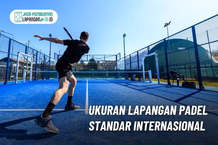 luas lapangan padel