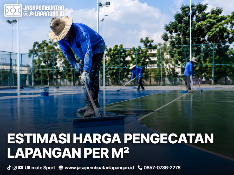 harga pengecatan lapangan per m2