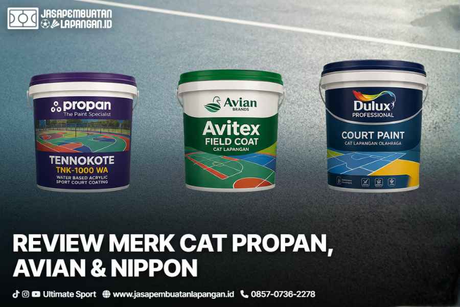review cat lapangan