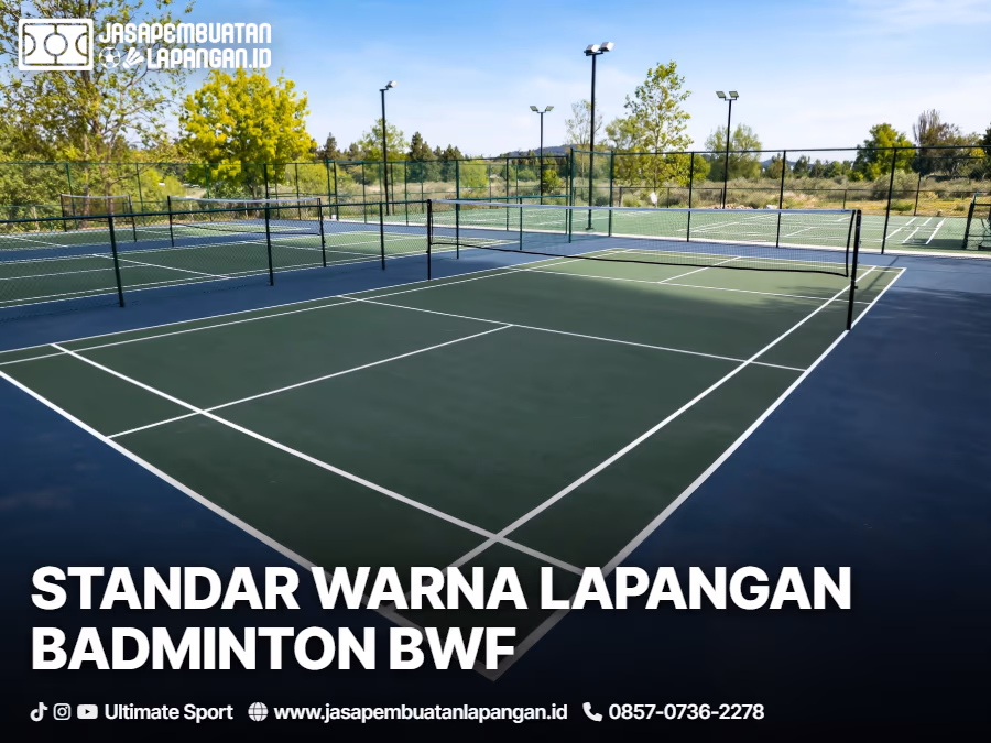 aturan pemilihan warna lapangan bulutangkis menurut bwf dan pbsi