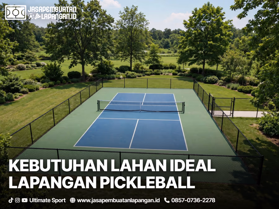 kebutuhan luas lahan minimal termasuk area bebas run off zone