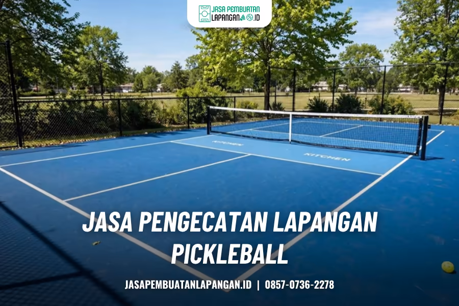 Ukuran Lapangan Pickleball Standar Internasional (IPF) & Denah Garisnya