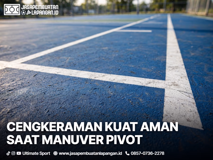 kriteria utama cat lantai lapangan basket grip pivot dan anti slip
