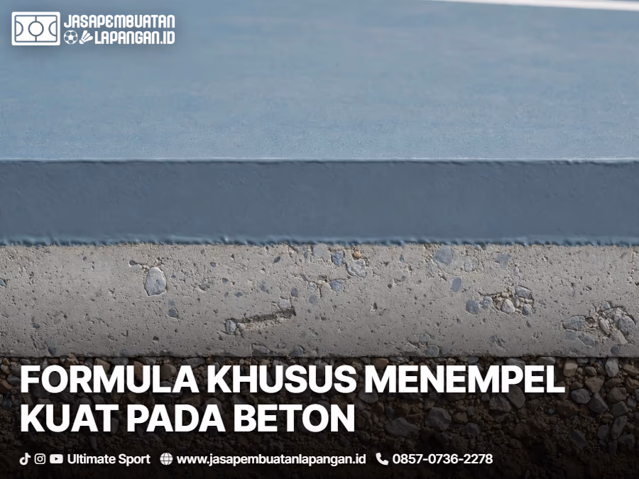 perbedaan formula cat untuk lapangan basket beton vs aspal