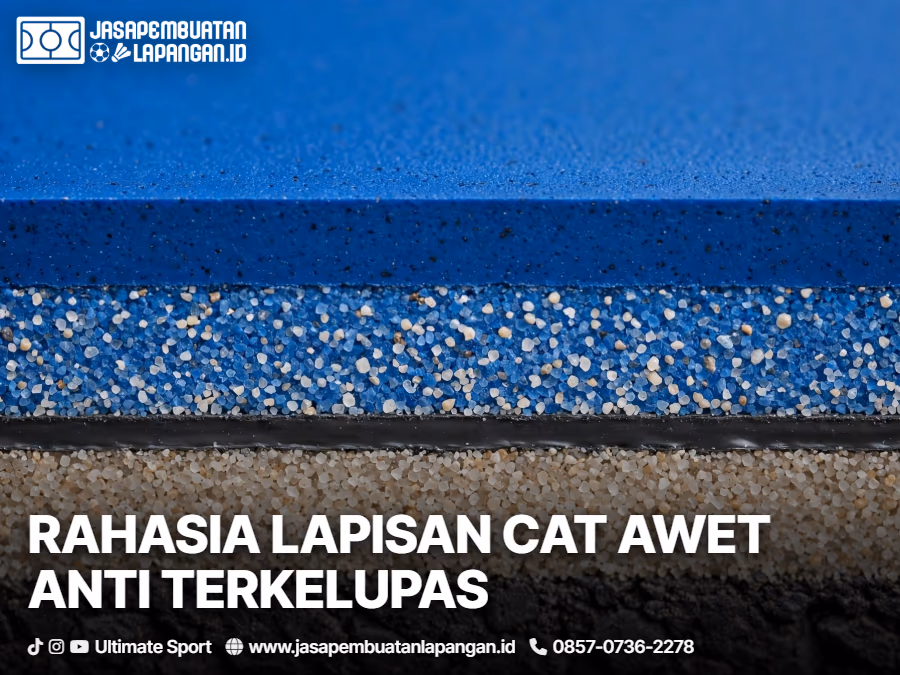 penyebab cat lapangan basket outdoor cepat mengelupas dan cara mencegahnya