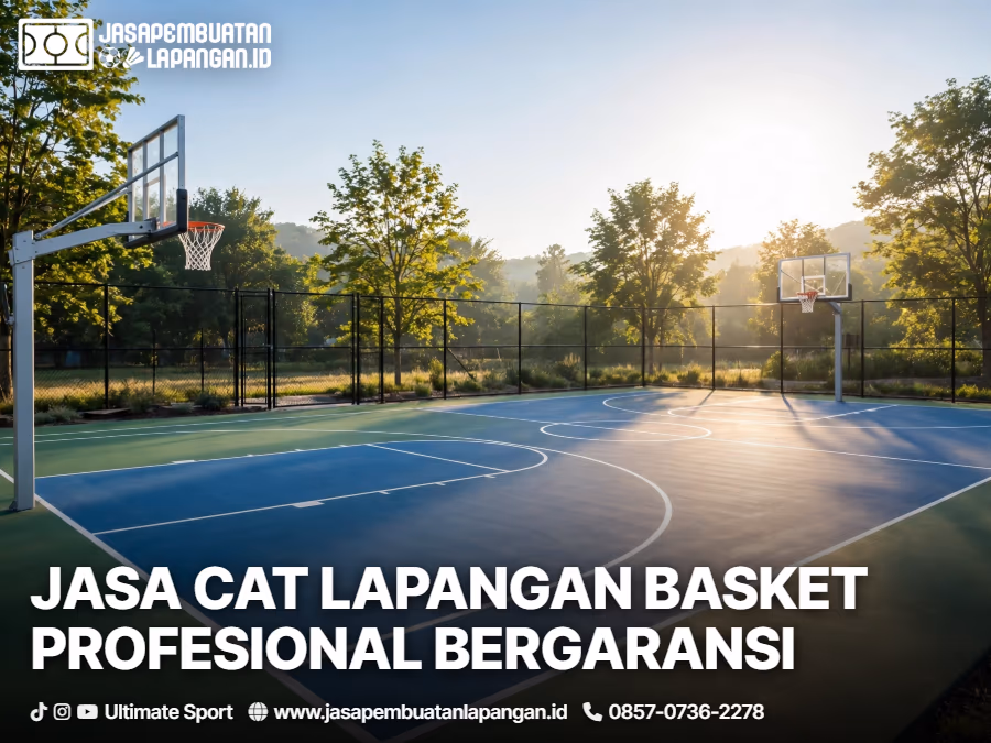 butuh pengerjaan presisi pilih jasa pengecatan lapangan basket ultimate sport